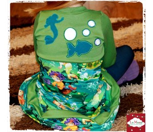 Stickserie - Meerjungfrau Silhouetten Appli